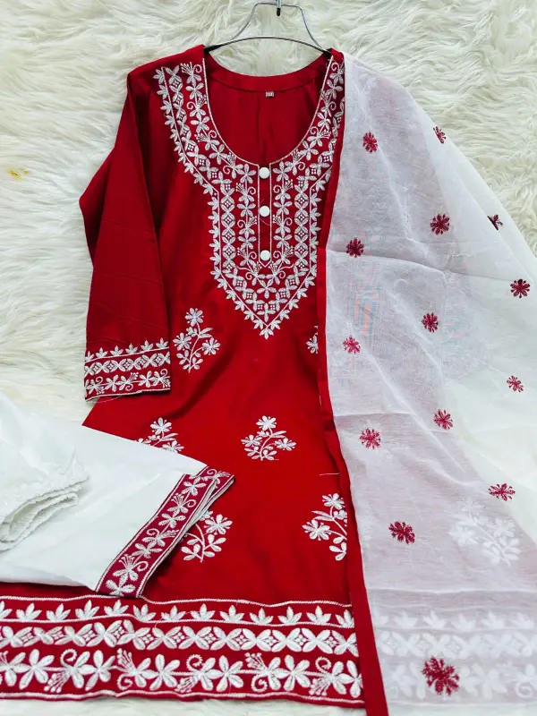 Beautiful Chicken Kari Neckless Three Piece