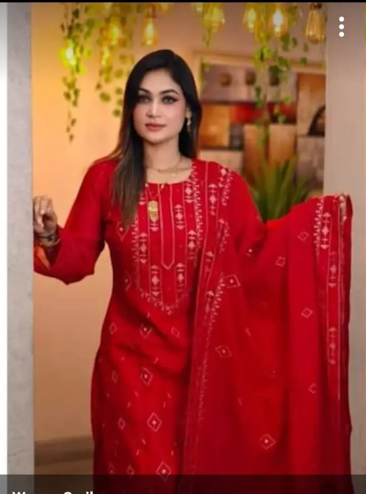 Block Print Three Piece - Stylish Block Print Ensemble