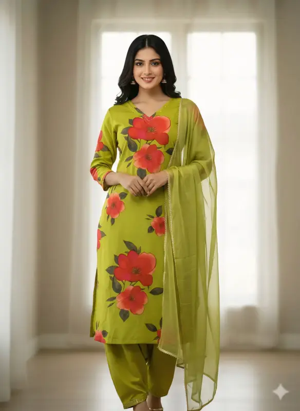 Indian Weightless Georgette - Flowy Elegant Style