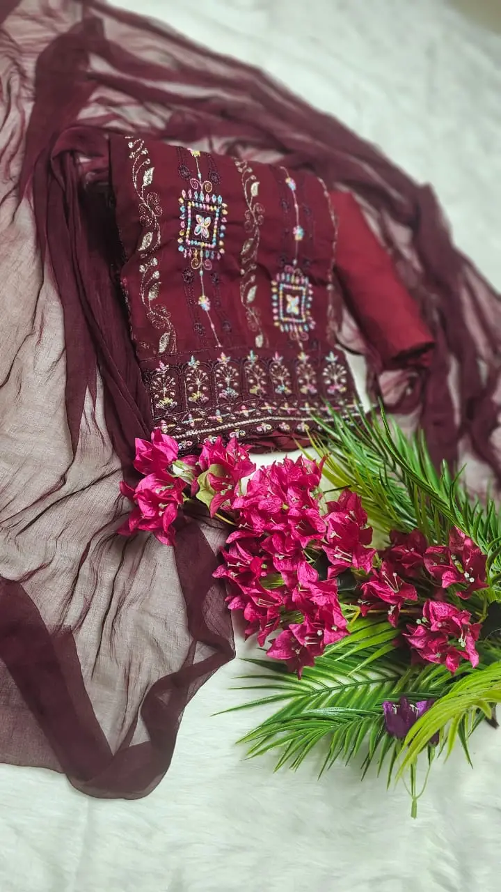 Traditional Indian Unstitched Georgette set