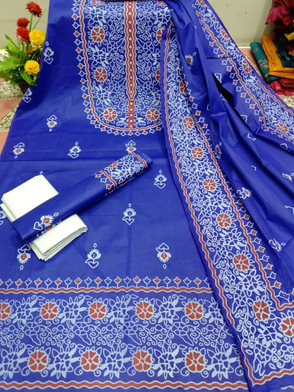 আনস্টিজ স্ক্রিন প্রিন্ট থ্রি-পিস - Modern Elegant Style