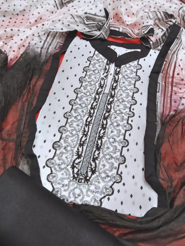 বুটিকস থ্রি পিস - Trendy Casual Ensemble