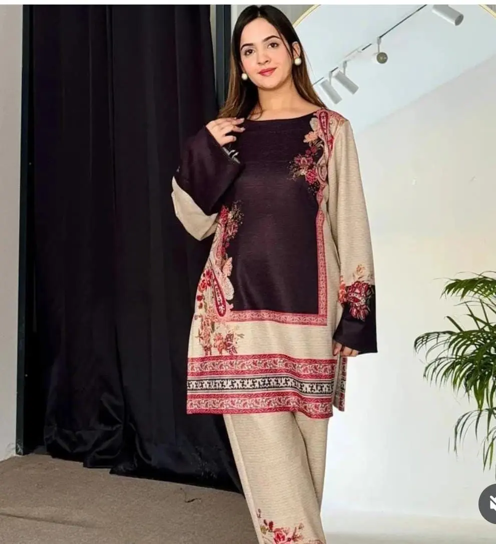 Digital Print Two Piece - Casual Chic Style