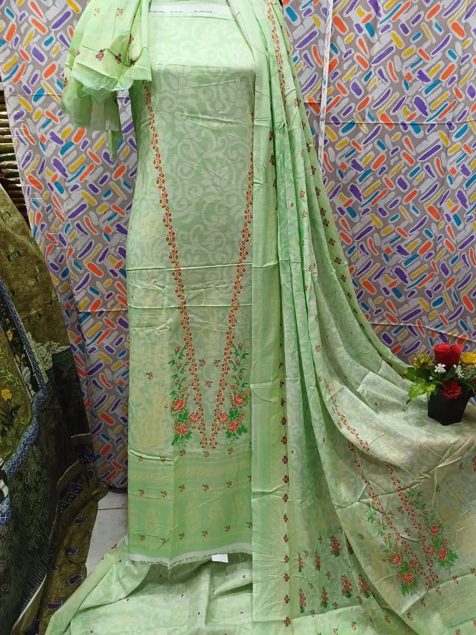 Digital Print Lone Three Piece - আধুনিক ডিজিটাল প্রিন্ট অঙ্গবিস্তৃতি