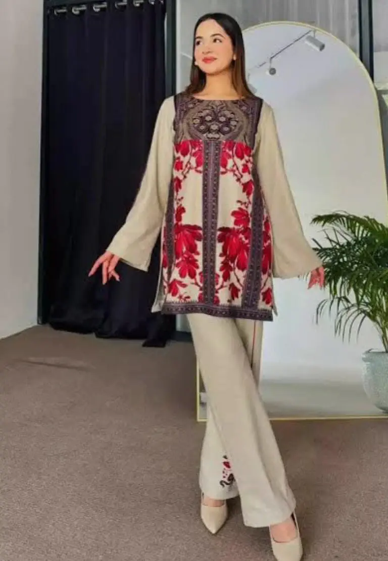 Digital Print Two Piece - Trendy Summer Style