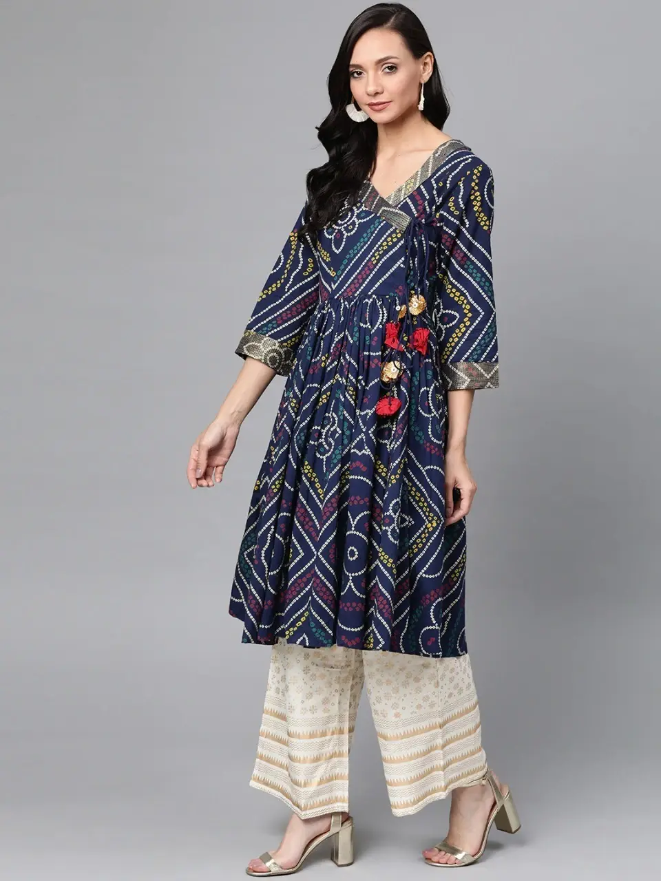 Versatile Two Piece Kurti for Everyday Wear