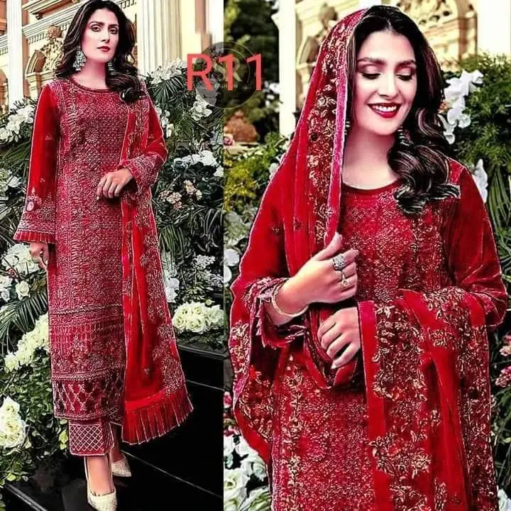 Indian Barish Catalogue Four Piece in 3 Colors