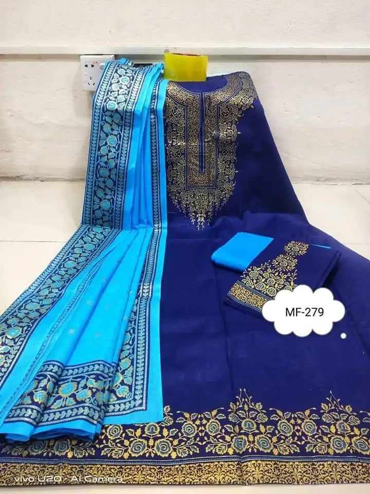 আনস্টিজ স্ক্রিন প্রিন্ট থ্রি-পিস - Effortlessly Fashionable