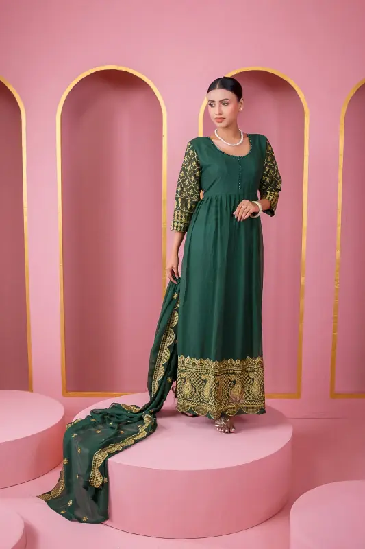 রেডিমেড লেহেঙ্গা জর্জেট এমব্রয়ডারি পার্টি ড্রেস