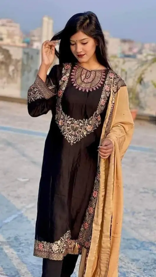 Block Print Three Piece - Modern Print with Timeless Appeal