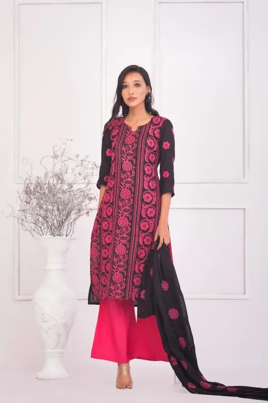 Lowest Price on Semi Stitched Cotton Three Piece, BD