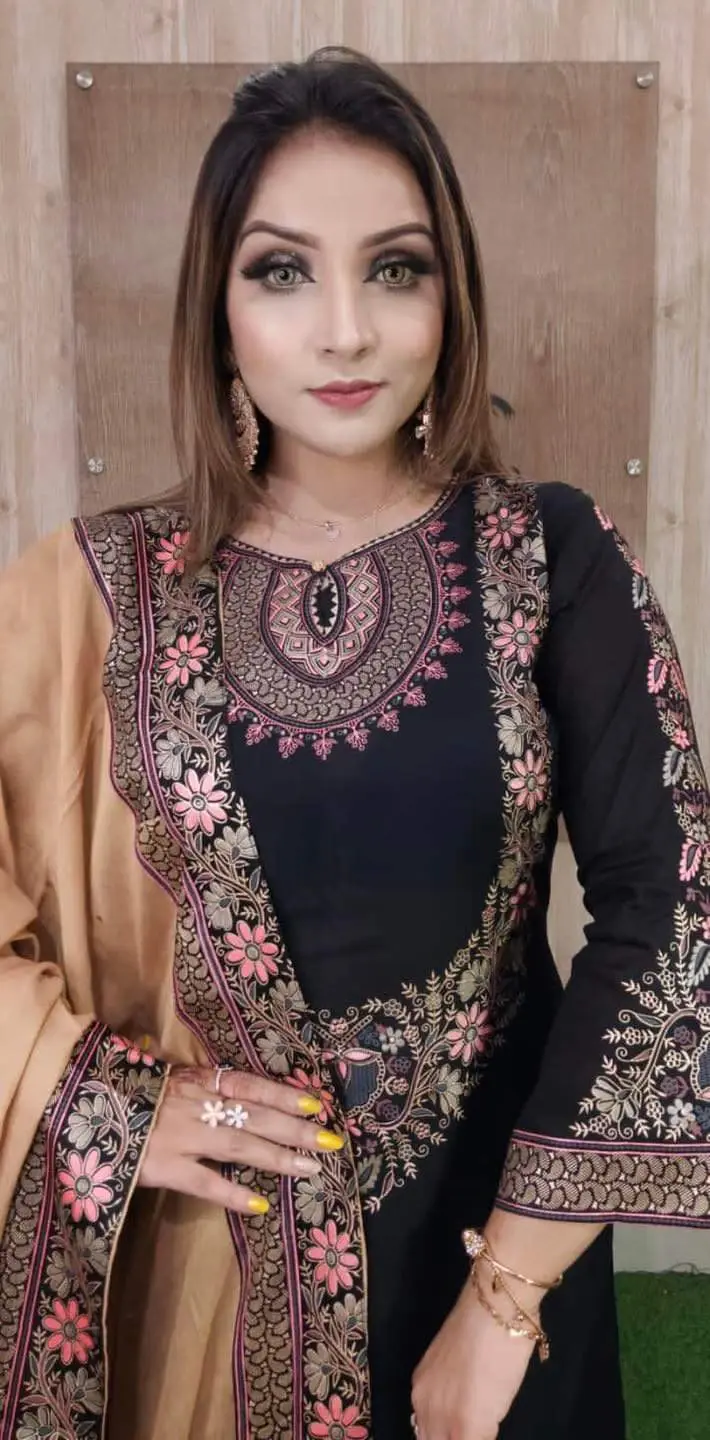 আনস্টিজ স্ক্রিন প্রিন্ট থ্রি-পিস - Everyday Chic Look