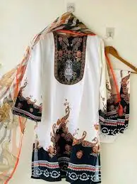 Ready Made Pure Silk - Unique Digital Print